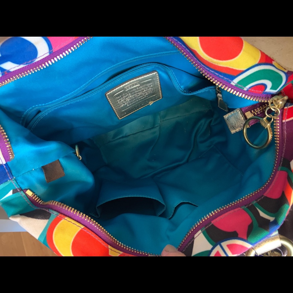 Coach 13830 Poppy Pop C Canvas Bag & wallet - Picture 5 of 6